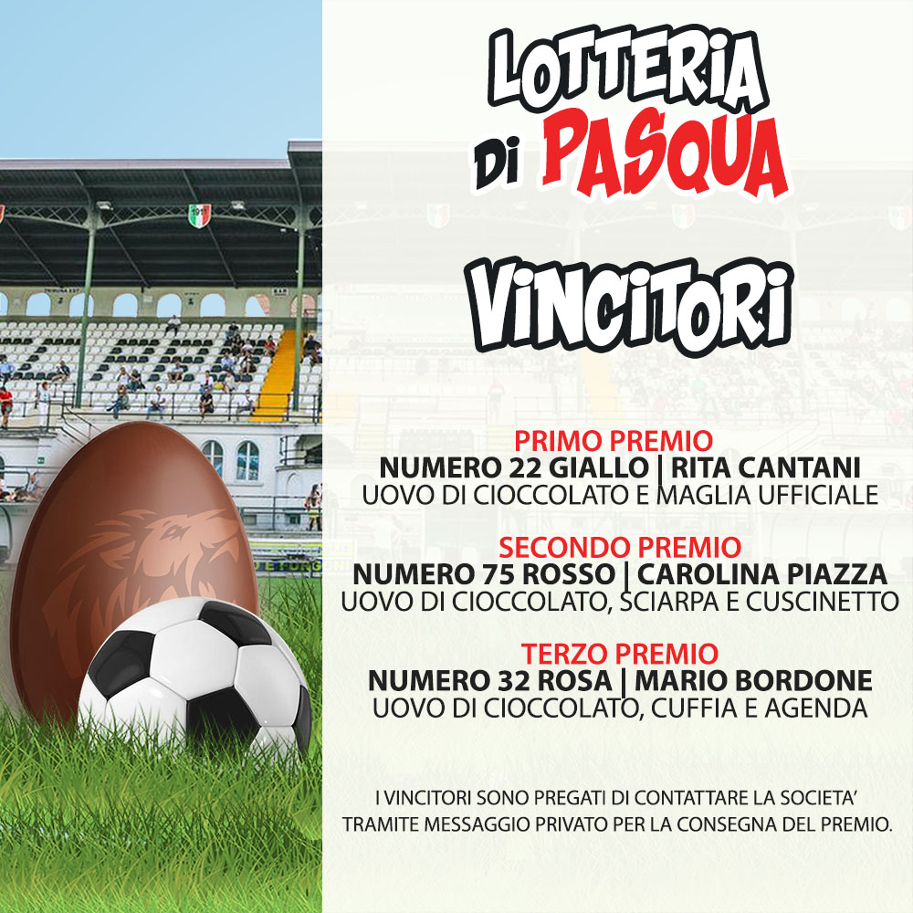 LOTTERIA DI PASQUA | I VINCITORI