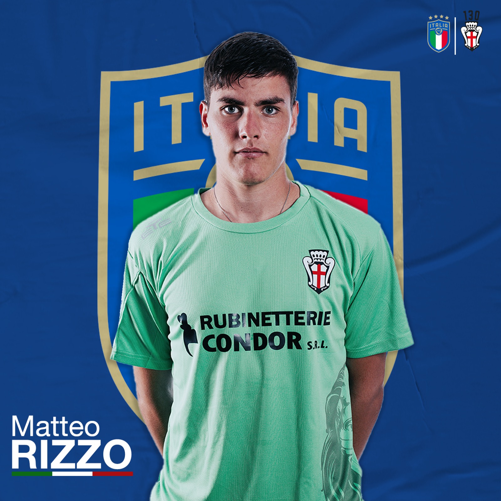 MATTEO RIZZO CONVOCATO IN NAZIONALE U19!   