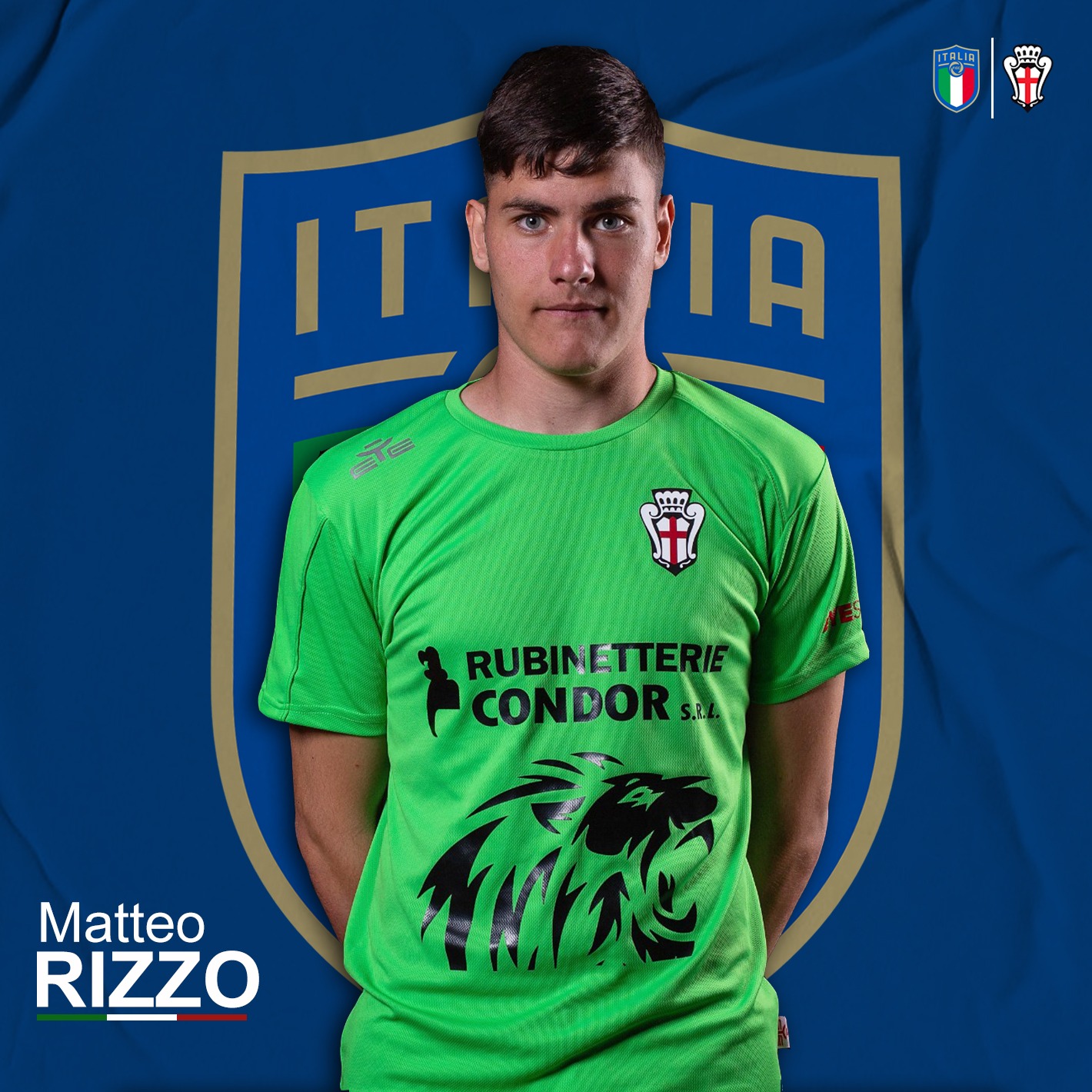 Matteo Rizzo convocato in Nazionale Under 18!