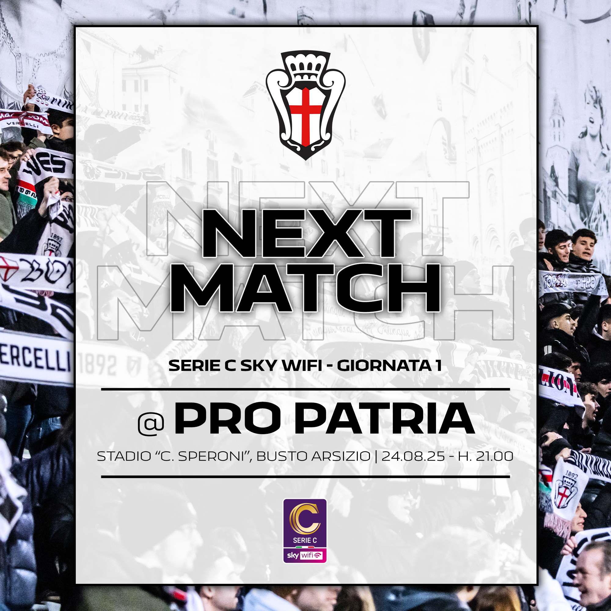 BIGLIETTERIA | Pro Patria - Pro Vercelli