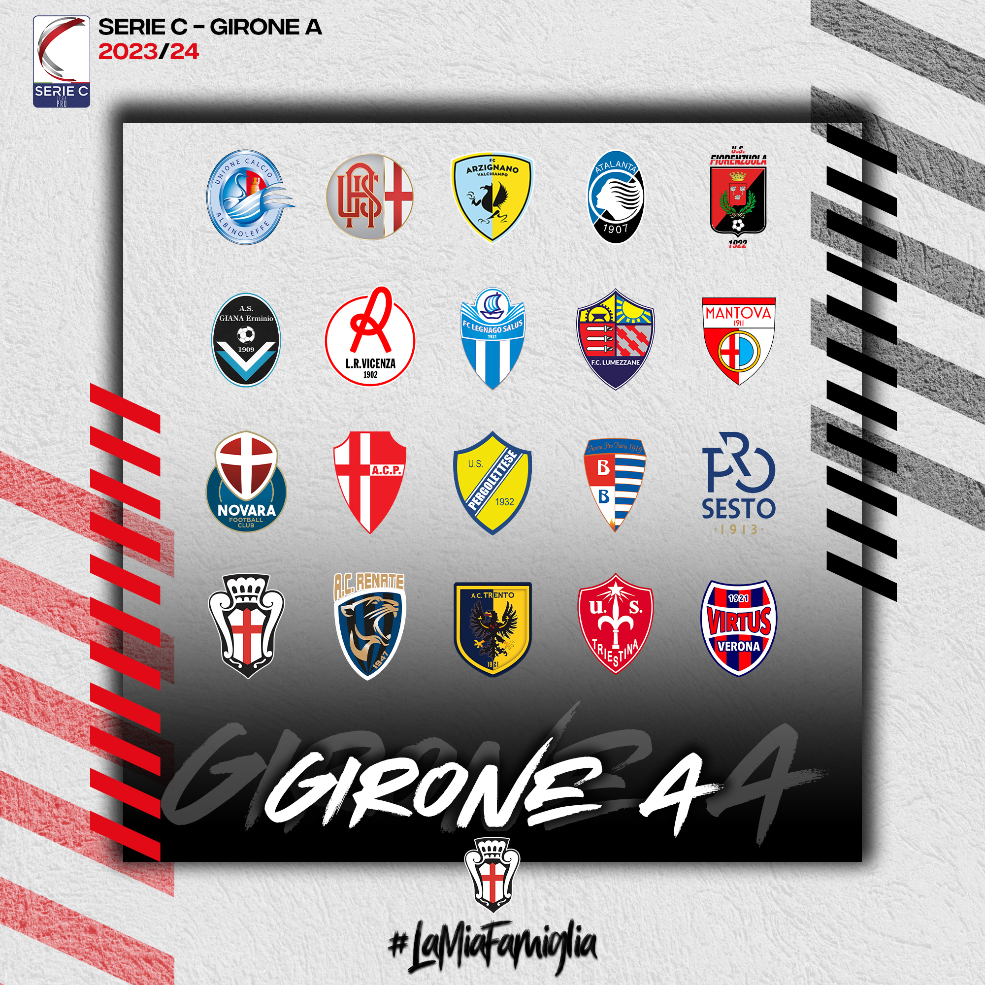 Ufficializzata la composizione dei Gironi per la stagione 2023/24