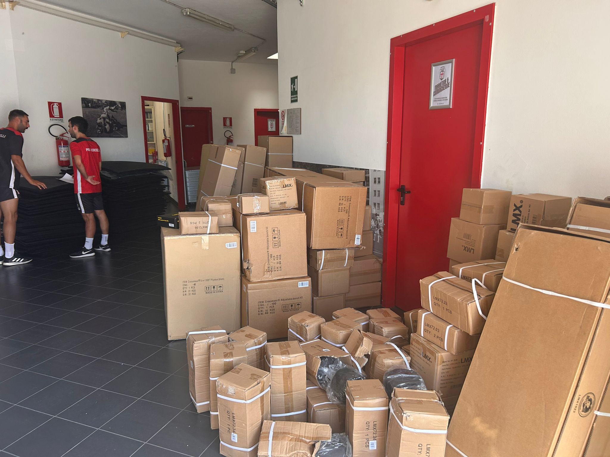 Al via il rinnovamento della palestra della Prima Squadra