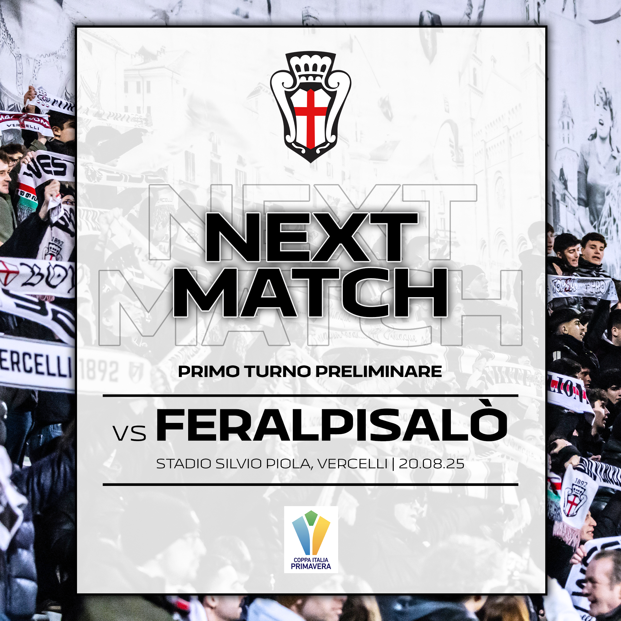 COPPA ITALIA PRIMAVERA | Esordio casalingo con la Feralpisalò