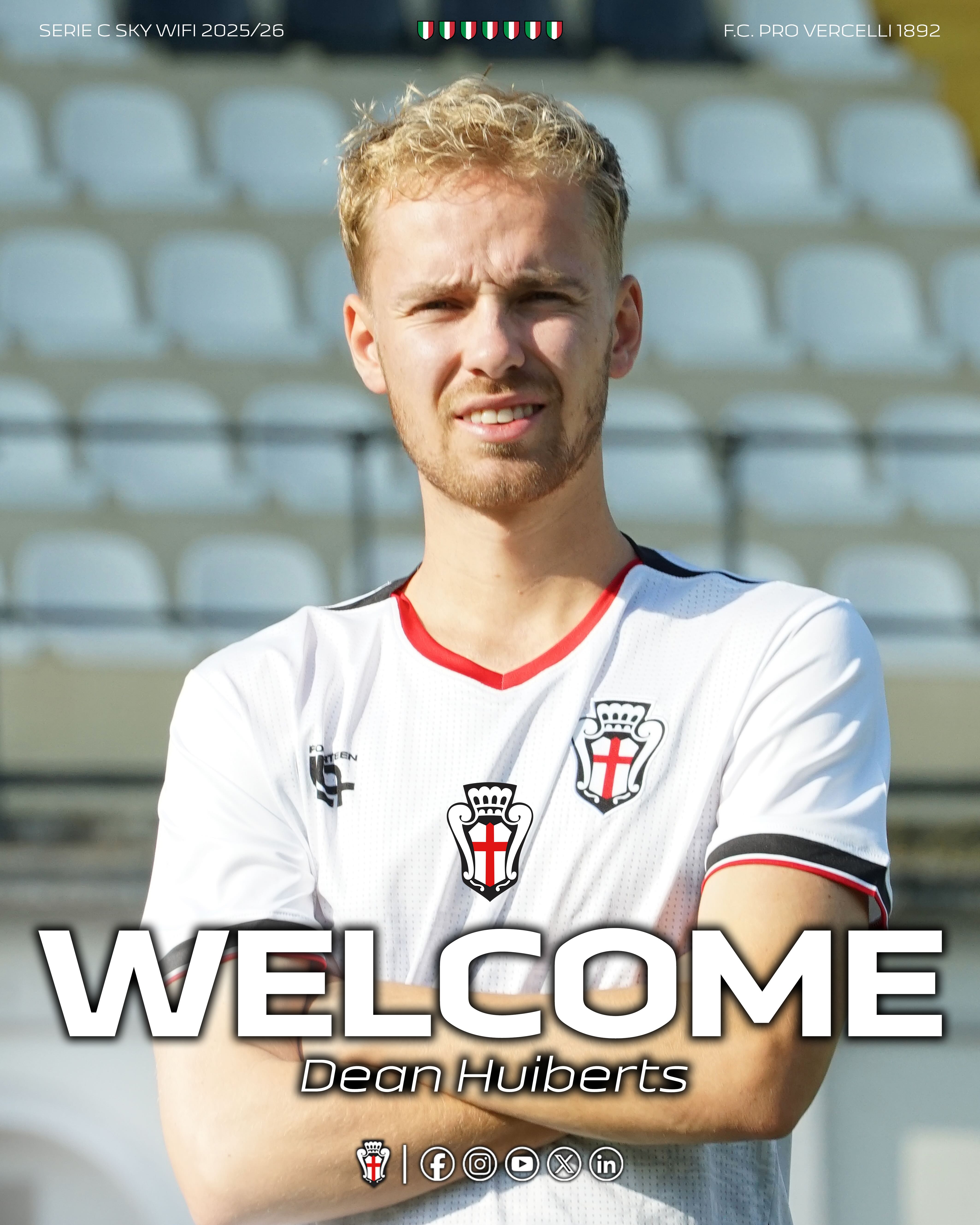 Benvenuto Dean Huiberts!