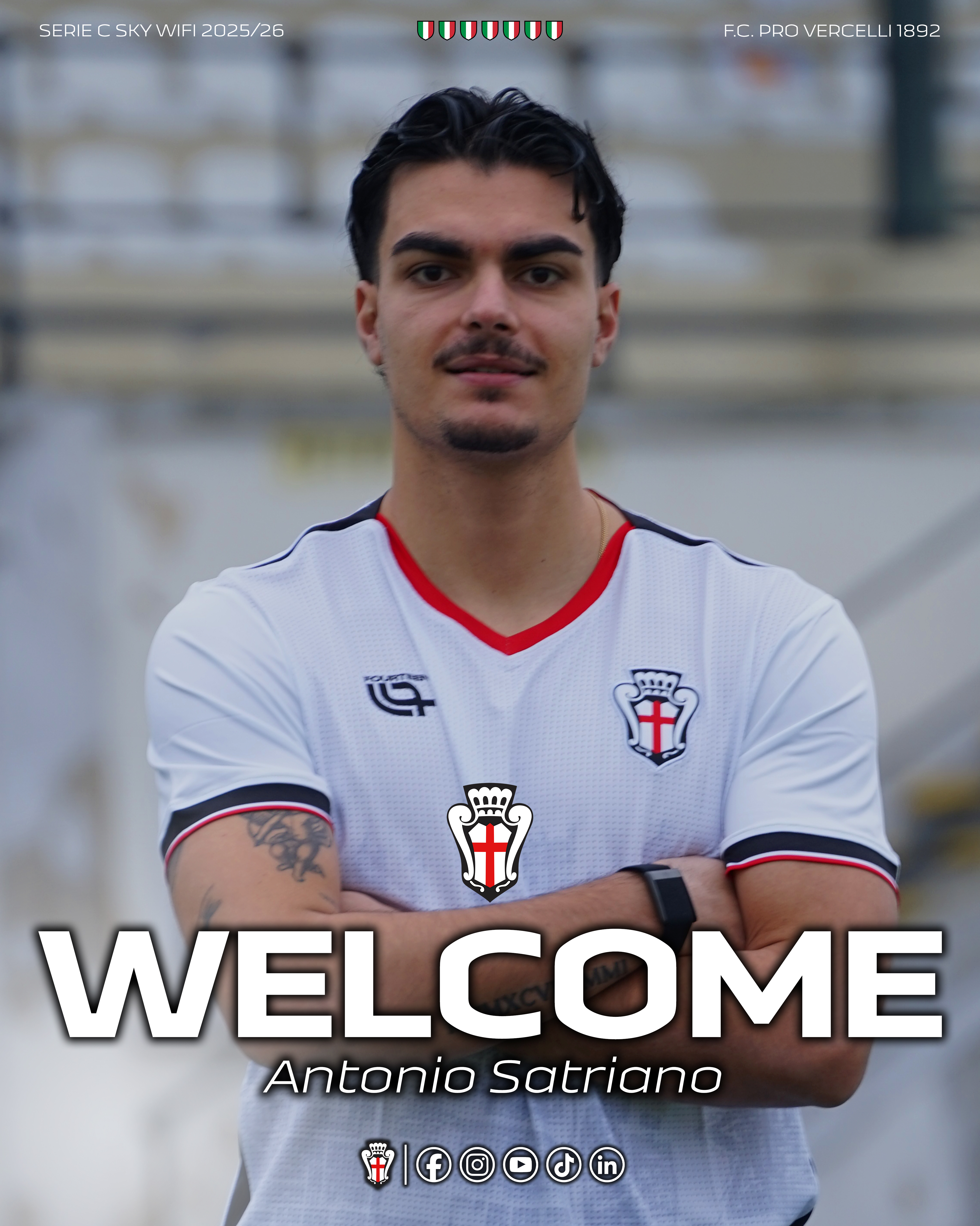 Benvenuto Antonio Satriano!