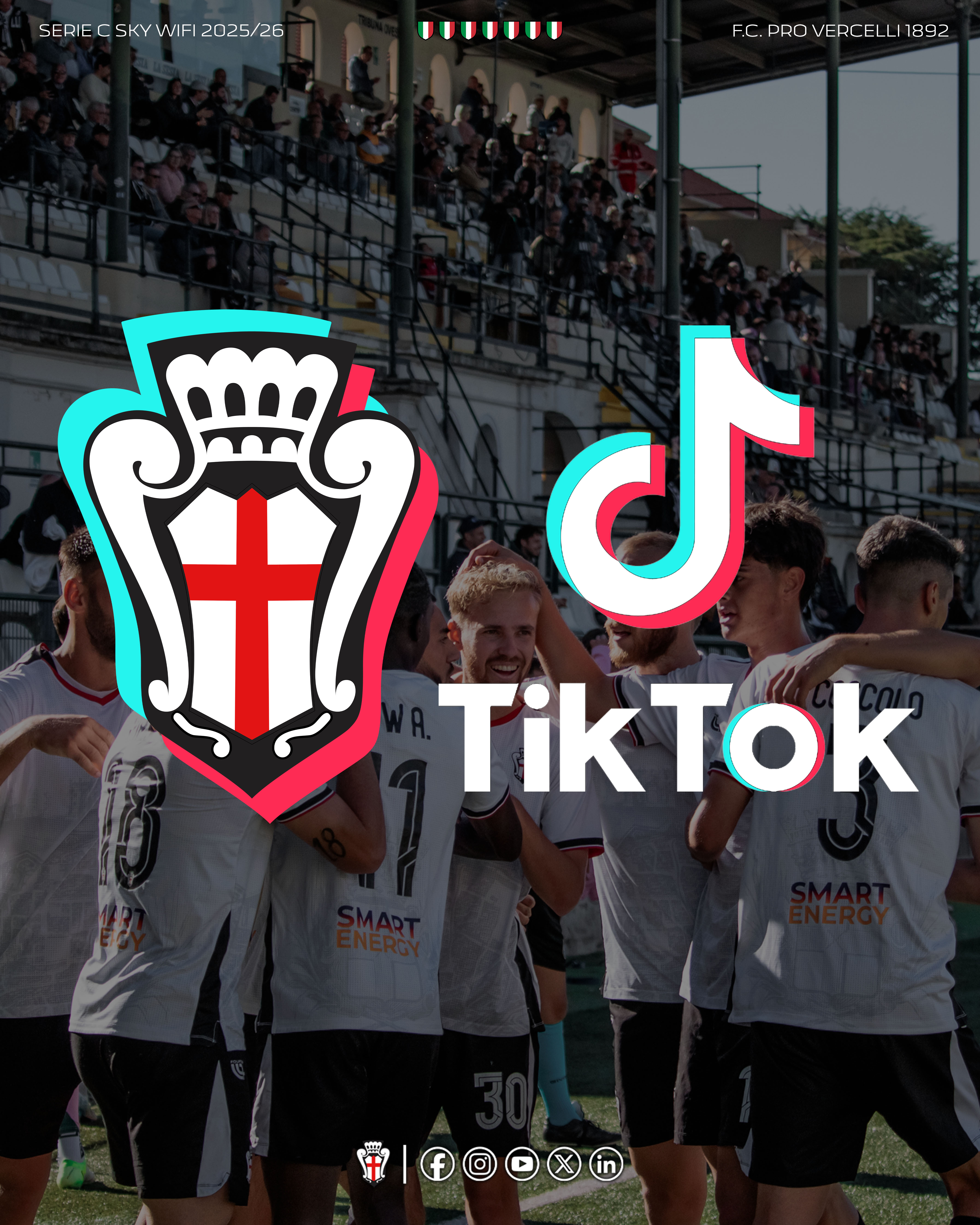 La Pro Vercelli sbarca su TikTok!